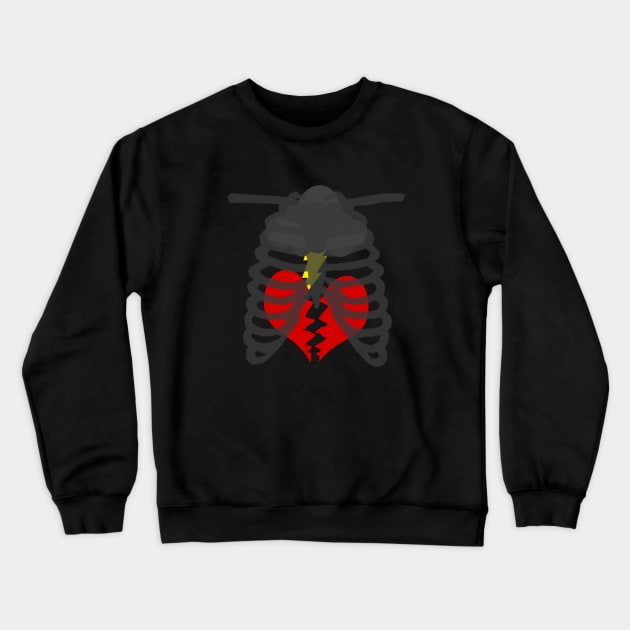 Emotional Circulatory System Crewneck Sweatshirt by Sociosquid